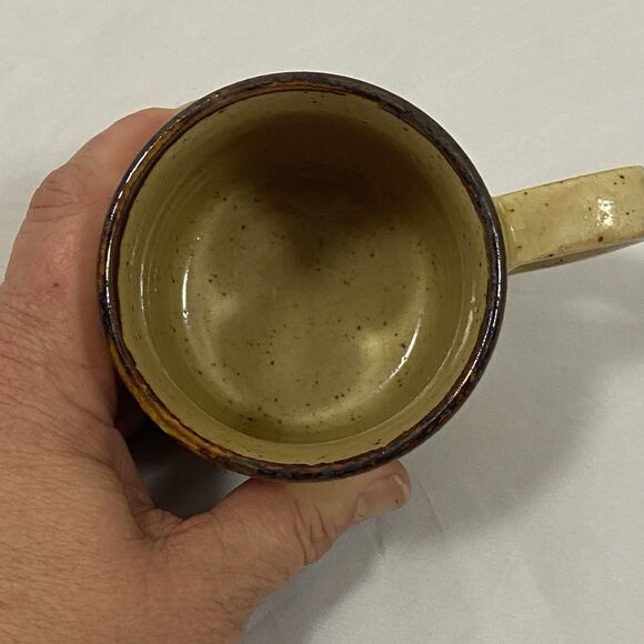 lot of 4 vintage pottery mugs a Hall 1789 made is USA unmarked Japan retro kitch - Picture 8 of 15